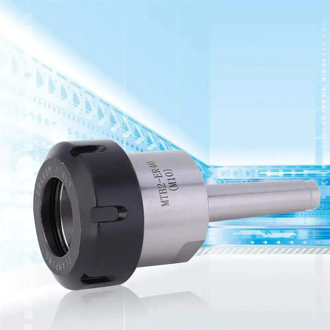 Heavy Duty ER40 Collet Chuck Holder With MT2 Morse Taper Shank For CNC Lathe M10 Clamp Carbon Steel Hardened And Ground