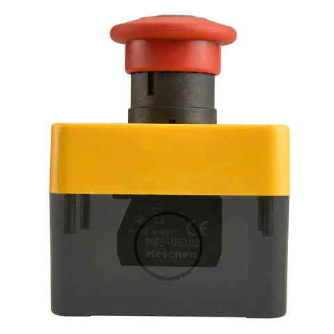 Red Weatherproof Emergency Stop Push Button Switch 660V 10A With Box And Key 1NO 1NC Heavy Duty Pro Grade Industrial Safety Stop Control