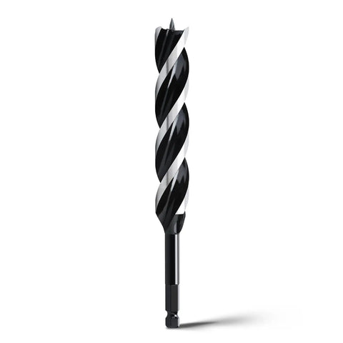 1 Inch By 9 Inch Auger Drill Bit For Wood With Hex Shank Pro Grade Tri Flute Design For Soft And Hard Wood Plastic Drywall