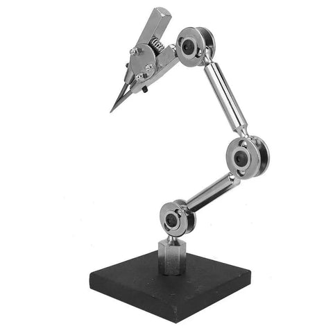 Solder Helping Hands Clamp For Jewelry And Metalwork, Third Hand Solder Iron Stand With Clip, Adjustable Bendable Arms, Stable Steel Base