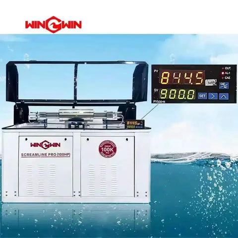 Pro Grade Heavy Duty Pneumatic Valve Repair Kit For UHP Waterjet Intensifier Pumps And 100000 PSI Cutting Machines OHDOHD 20477521 Waterjet Spare Parts Replacement Components For Reliable Performance displayed with control panel and pressure gauge.