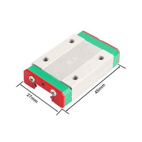 MGN12H sliding block for 300mm Linear Rail Guide With MGN12H Sliding Block For 3D Printers And CNC Machines, H Type, Easy Mount
