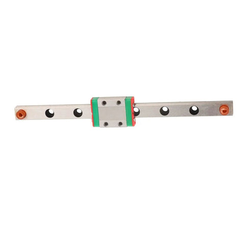 Mini Linear Motion Rail 9mm Wide Block For Small Equipment, Ball Retainer Design, Easy Lubrication System front view