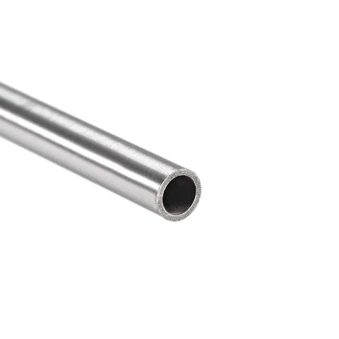 Close-up of 304 Stainless Steel Capillary Tube 6mm ID 8mm OD 300mm Length 1mm Wall Built For Refrigeration Pros And Precision Instruments
