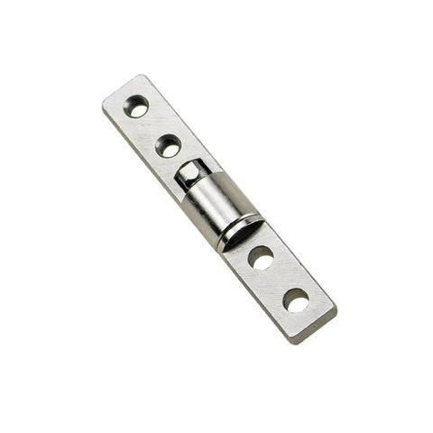 Constant Torque Position Control Hinge 10x57mm Concealed Damping Rotary Shaft Gate Hinge Heavy Duty Hardware Silver Finish