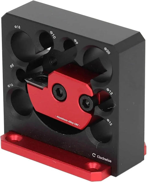 Dowel Maker Jig Kit With Aluminum Alloy Dowel Cutter Plate Eight Holes 8Mm 9Mm 10Mm 12Mm 15Mm 16Mm 18Mm 20Mm