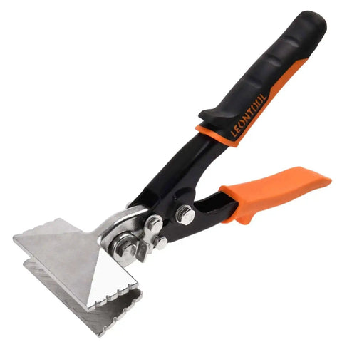 3 Inch Sheet Metal Hand Seamer With Straight Jaw Ergonomic TPR Handle Heavy Duty Metal Bender Pliers