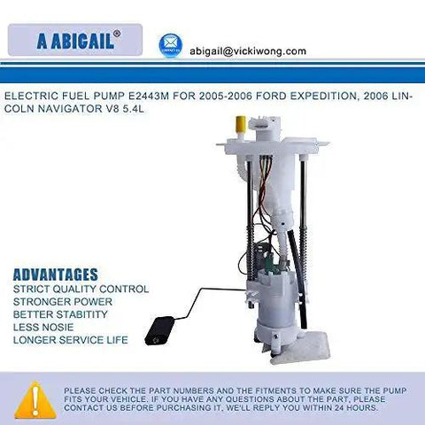 Ford Expedition And Lincoln Navigator V8 5.4L Electric Fuel Pump E2443M Replacement for 2005 2006 Models on display