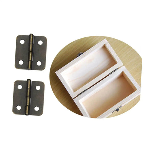 Heavy Duty Spring Hinges Kit 500 Pieces For Boxes And Cabinets With Screws Miniature Iron Hinges For Jewelry Boxes