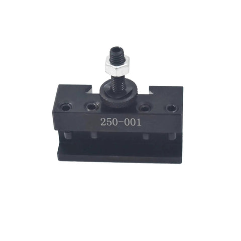 Quick Change Turning And Facing Lathe Tool Post Holder 250001 For Steel, Pro Grade Hardened And Ground, front view