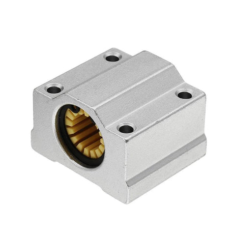 Four Pieces 12mm Solid Polymer Linear Bearing Slide Bushing for CNC Machines, self-lubricating, dust-proof oil-free design