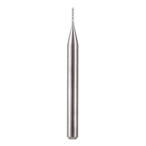 10Pcs 0.6mm Carbide End Mills For PCB Engraving And Milling CNC Router Bits With 1 Eighth Inch Shank For PCB DIYers Plastic And Stainless Steel Engraving Projects LIBOQIAO
