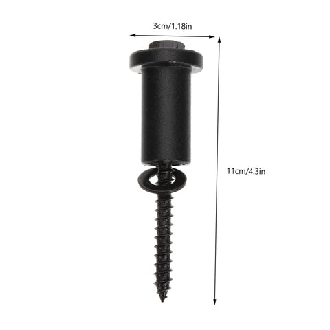 4 Sets Sliding Barn Door Hardware Spacers And Track Connectors Carbon Steel Adjustable Wall Mounted with Tension Bolts
