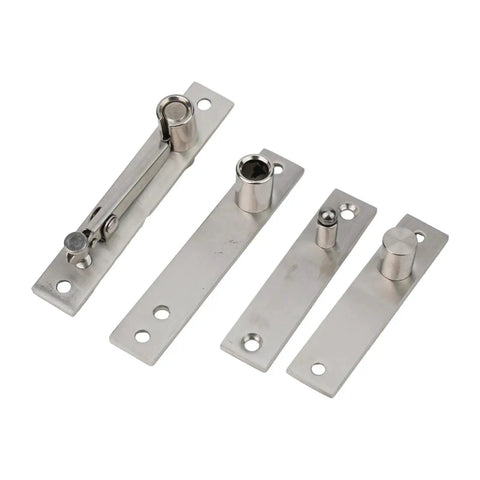 Top And Bottom Secret Door Hinge Set Stainless Steel Pivot Swing Door Hardware For Bedroom And Living Room, Hidden Door System