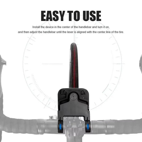 Handlebar Laser Align Tool For Bicycles And Bike Seats, Easy Calibrator And Center Alignment Indicator on handlebars