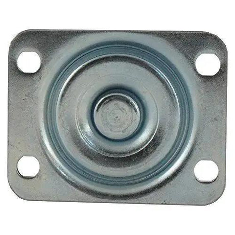 5 Inch Thermoplastic Rubber TPR Swivel Caster, 350 Lb Capacity, Gray, Non Marking Wheel With Heavy Duty Metal Frame, Chemical And Solvent Resistant, Smooth Swivel Action For Carts, Tools And Industrial Equipment