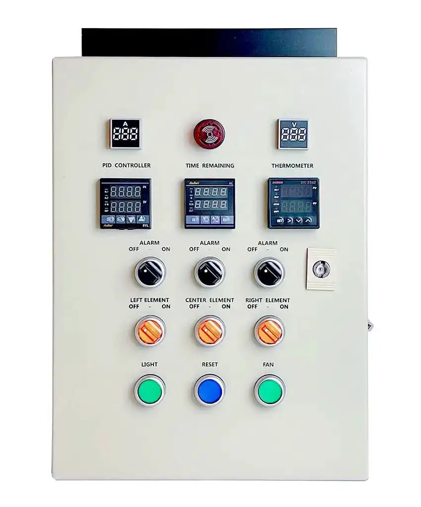 Powder Coating Oven Control Panel With Light And Fan C...