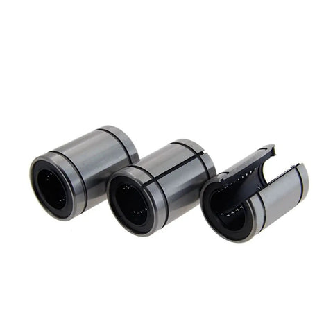 Two Pack Linear Motion Bearings Set for LM3 through LM60 Series Ball Bearing Sliding Guides 8x15x24 for CNC Machines and 3D Printers
