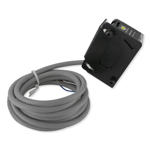 Enforcer Indoor Outdoor Wall Mounted Photoelectric Beam Sensor with coiled cable, LED indicator visible