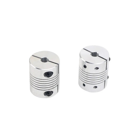Heavy Duty Aluminum Flexible Shaft Coupling For Motors With Encoder Hole Elastic Clamping, high hardness, suitable for 6-16mm shafts