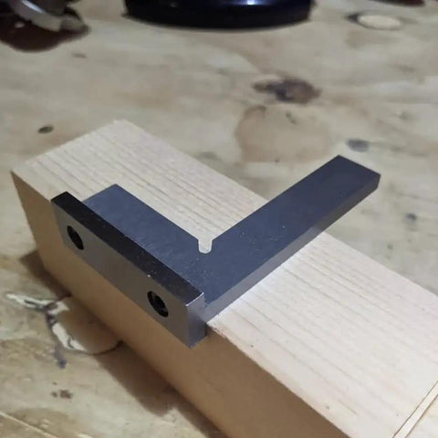 Pro Grade 4 Inch Machinist Square Engineer Right Angle Ruler With Seat 4 By 2.8 Inch Ground Hardened Steel for precise setup.