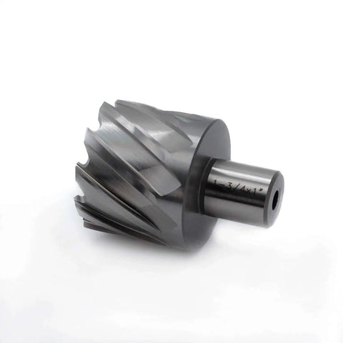 Powerful 1-3/4 Inch Annular Cutter for lightning-fast and precision hole drilling, featuring 1 inch cutting depth with Weldon shank.