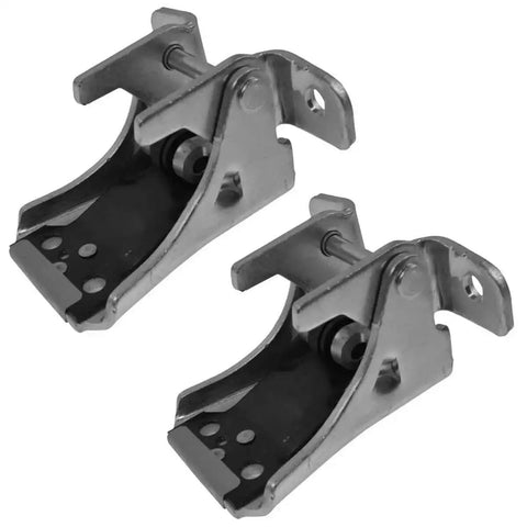 Door Hinge Assembly Pair For Ford Mustang 1994 2004 Front And Rear Left And Right Replacement, Smooth Operation, Corrosion-Resistant Finish