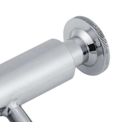 Quick release stainless sampling valve with clamp ferrule, 304 stainless steel, OD 50.5mm