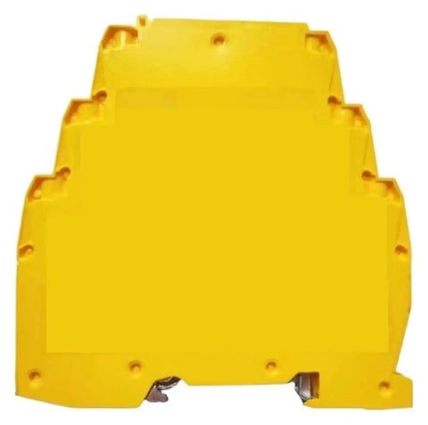 Yellow 3-Wire Transducer Surge Protector SD07R3 DIN Rail Mount Industrial Signal Protection Device for voltage spike guarding.