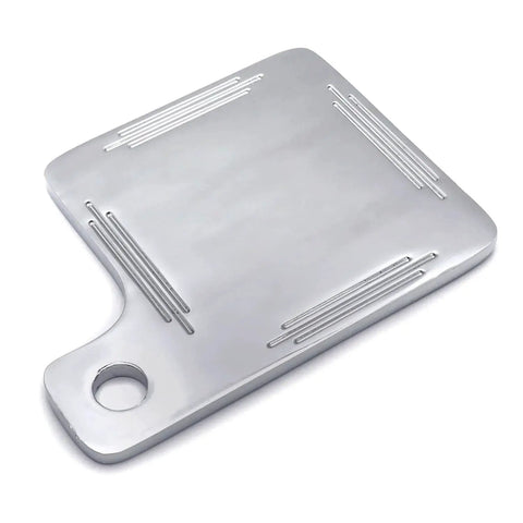 Universal Motorcycle Inspection Tag Plate Chrome Renewal Sticker For License Plates, High Quality Billet Aluminum Construction