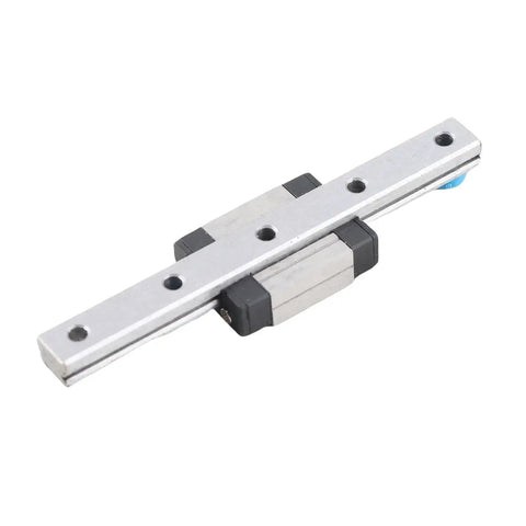 Tiny Yet Mighty Miniature Linear Rail 7mm Wide With 70mm Slide Block for Precise Motion, side view showcasing smooth glide.