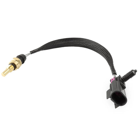 Premium Engine Coolant Temperature Sensor Replacement 2134233 for GM vehicles with connector and wiring harness, front view