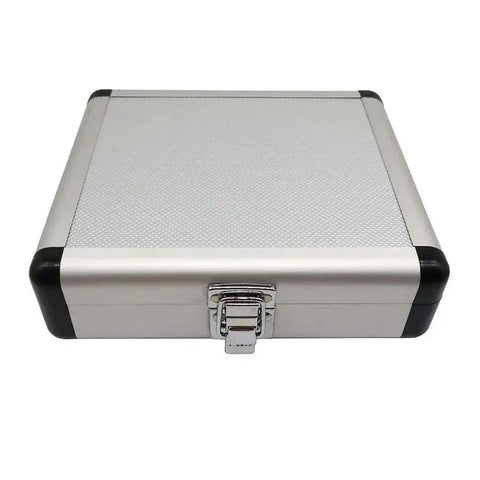 Aluminum carrying case for Beefed-Up 3/4 Inch CNC Lathe Tool Holder Set With Indexable Carbide Inserts Tin Coated For Heavy Duty Metal Lathe Work.