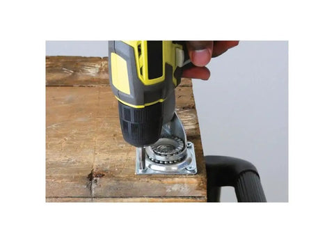 Installation of 2 Inch Cast Iron Swivel Plate Caster With Silver Wheel And Heavy Duty Ball Bearing Mount 125 Lb Load Capacity