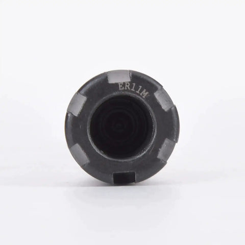 Front view of ER11M-150L Straight Shank Collet Chuck Holder For CNC Milling And Lathe Work showcasing ER11M marking.
