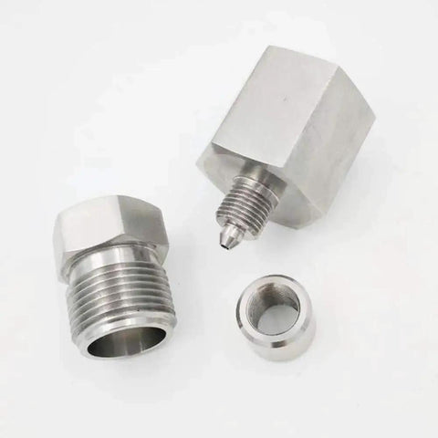 Water Jet Top-Notch Spare Parts Adapter 9/16F To 1/4M For Water Jet Cutting Machines Part No 49864309 Professional Grade Fit
