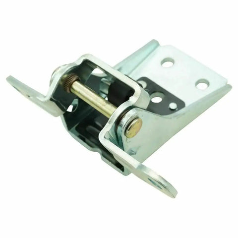 Close-up of door hinge from Door Hinge Set Of 4 For Ford And Mercury Vehicles Upper And Lower Hinges Left And Right Sides Replacement