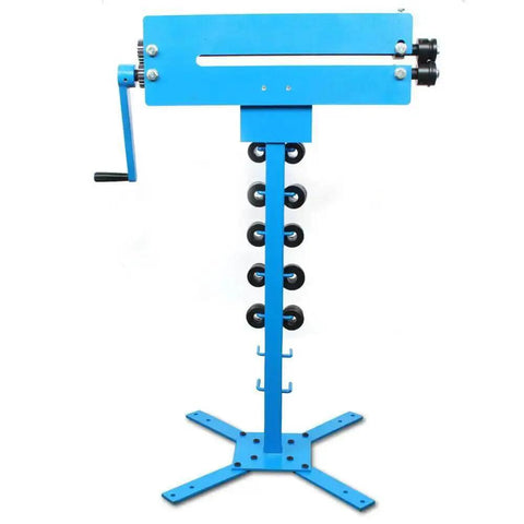 Manual Bead Roller Kit with 1.2mm Gear Drive, 6 Dies, Bench Mounted Beading Tool for 1070mm Sheet Metal