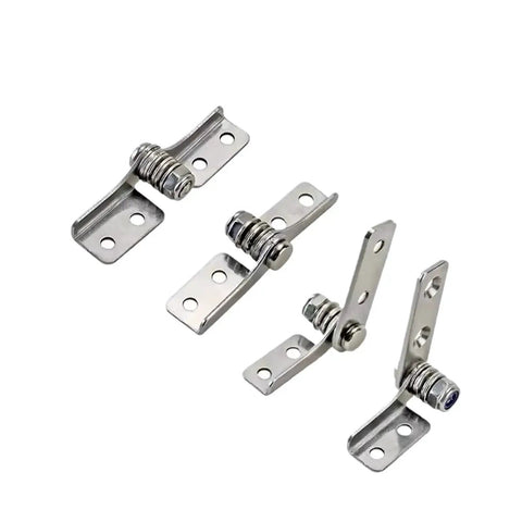 Torque hinge set: five 304 stainless steel damping hinges with mounting brackets