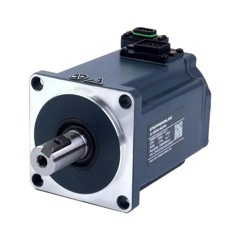 AC Servo Motor Kit With EtherCAT A6 Series 400W Servo Motor 3000 RPM 1.27 Nm IP67 17 Bit Absolute Encoder front view