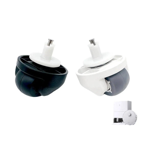 Front Caster Wheel For Ecovacs T10 T20 X1 Omni T10 Plus X1 Turbo Robot Vacuum Cleaner Replacement Parts Black 1 Set displayed