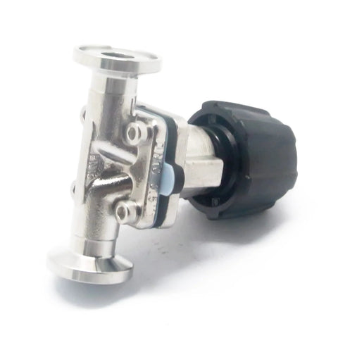 QiiMii SS316 1/2-inch tri-clamp mini diaphragm valve with EPDM/PTFE membrane