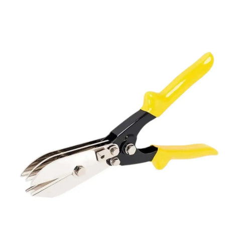 Heavy Duty Gutter Crimper And Duct Crimping Tool With Five Cutter Design for 24 to 28 Gauge Ductwork, 10.43 Inch Length