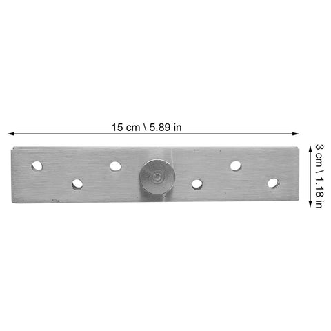 Four Piece 360 Degree Rotating Cabinet Hinge Set For Hidden Doors And Secret Rooms, Central Pivot Hinge, Stainless Steel Core