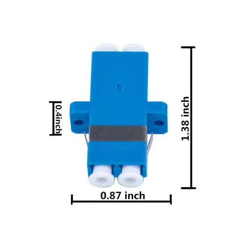 Amazon personal computer component: blue plastic module with two white circular connectors