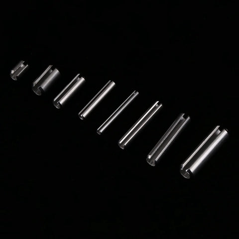Heavy Duty Stainless Steel Spring Tension Pin Kit 280 Piece Roll Pin Set With Box Slotted Tension Pins Assortment M1.5 To M8