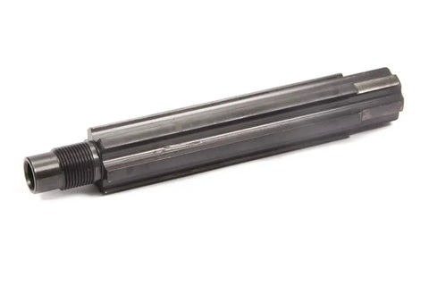 3-18 Transmission Output Shaft With Ball Shaft Ball Spline, beefy steel construction, shown in side view for smooth power transfer