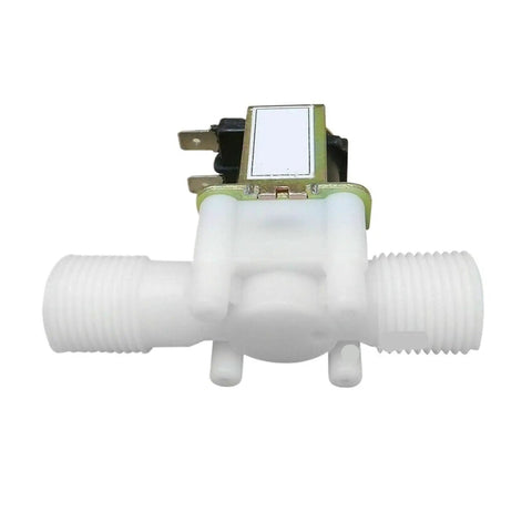 Normally Open Plastic Solenoid Valve Half Inch to Three Quarter Inch Water Dispenser Valve 12V 24V DC AC Compatible