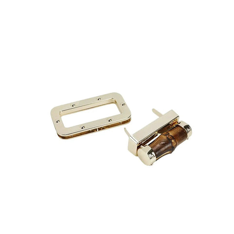 Gold Turn Lock Clasp Set For DIY Bags Wallet And Handbag Making Metal Twist Locks Rectangle Closure 2 Pieces 2.40 By 1.30 Inches Rust Resistant Water Resistant Easy To Clean