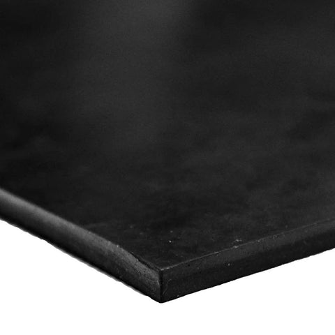 Black Viton FKM rubber sheet, 1/4 in thick, 12 x 12 in, gasket and seal material.